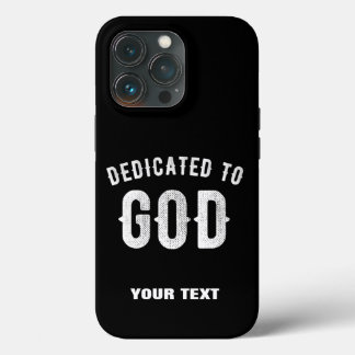 DEDICADO A DEUS TEXTO BRANCO RESFRIADO PERSONALIZÁ