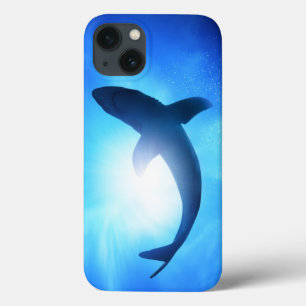 Deep Ocean Shark Silhouette