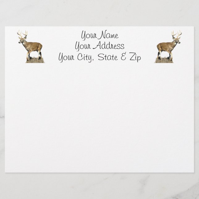 Deer Buck Branco (Frente)