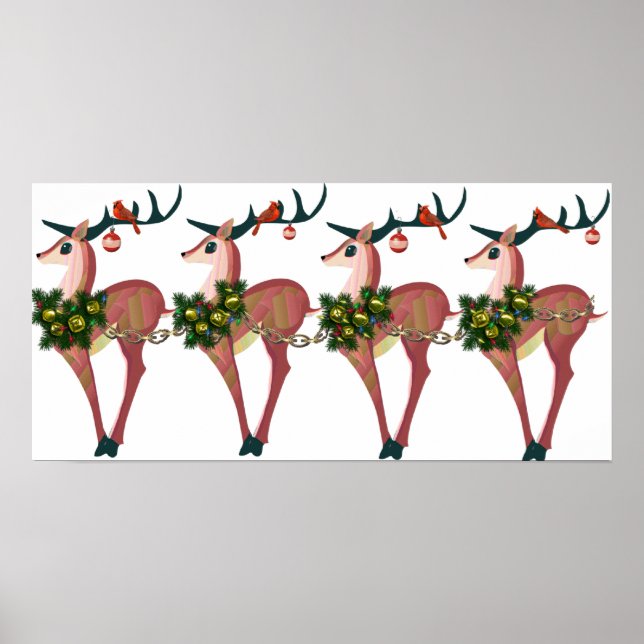 Deer Cheer Impressão (Frente)