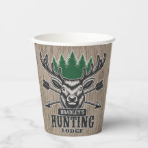 Deer Elk Hunter ADD NAME Arco Hunting Lodge Cabin