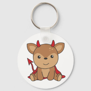 Deer Halloween Cute Devil Witume Chaveiro