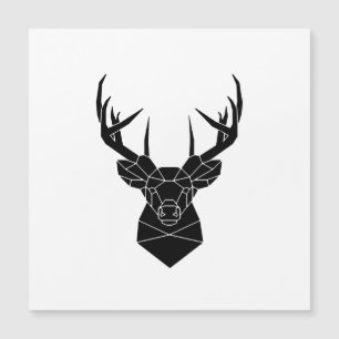 Deer Head Geométrico Arquivo Ai Silhout Stag P