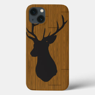Deer Head on Wood