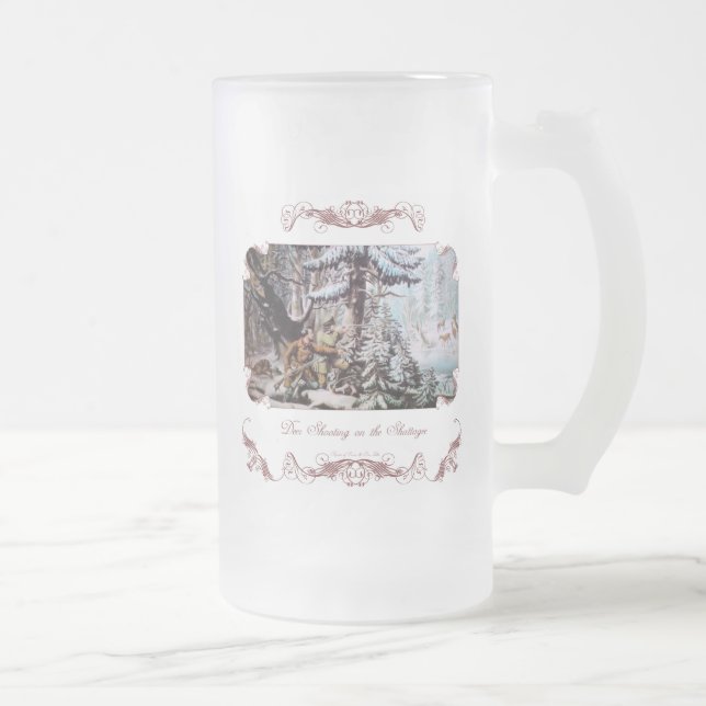 Deer Hunting Fosco Beer Mug / Caneca de cerveja (Direita)