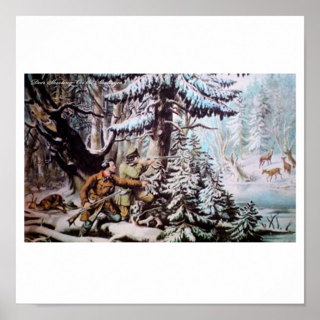 Deer Hunting Poster (Frente)