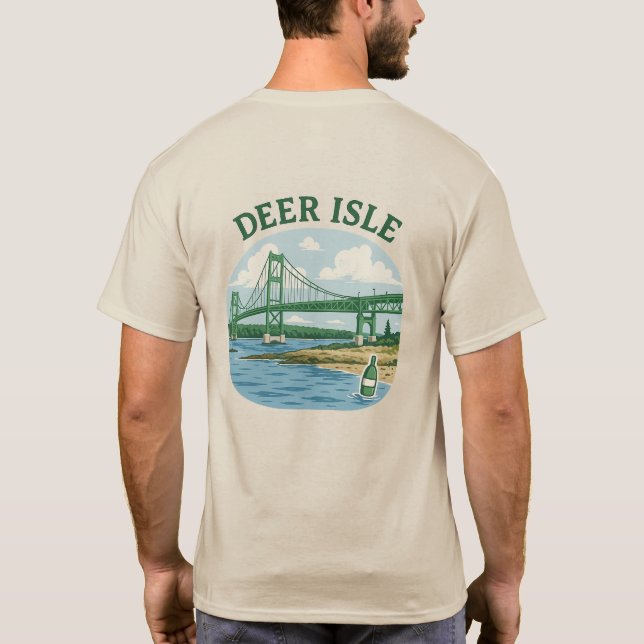 Deer Isle Maine T-Shirt (Verso)