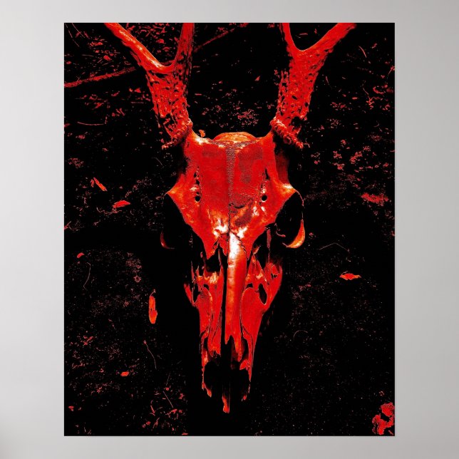 Deer Skull Poster (Frente)