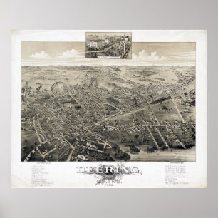 Deering, poster 1886 de Maine
