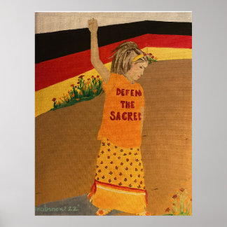 "Defender O Sagrado" Poster De Roda Medicina