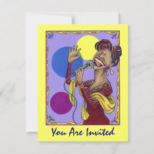 DEFINA O PALCO PARA O CONVITE DE FUN KARAOKE