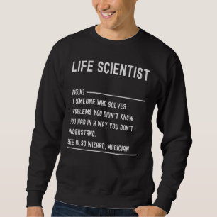 Definição de Cientista da Vida Camisa Cargo Engraç