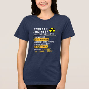 Definição de Engenheiro Nuclear Camisa Engraçada