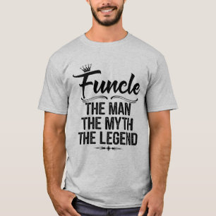 Definição de Funcle o homem a camisa da legenda
