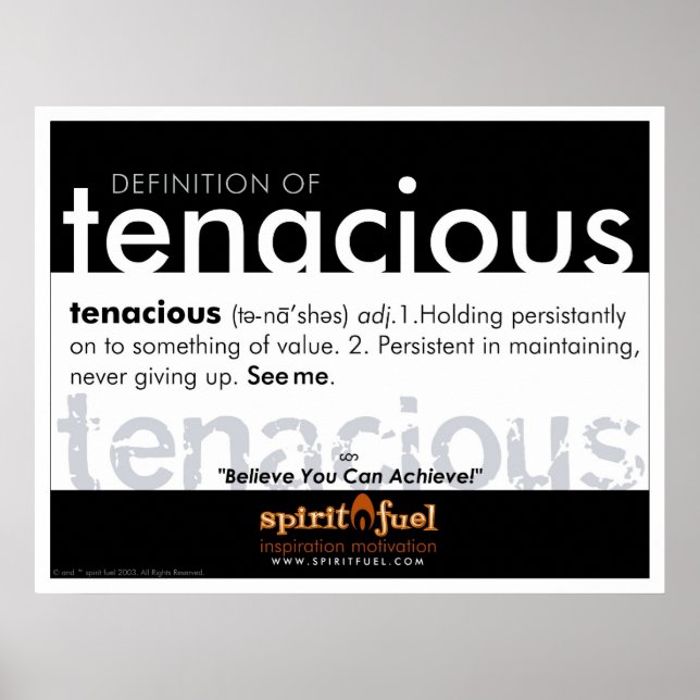 Definição de poster - Tenaz (Frente)