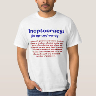 Definição de t-shirt de Ineptocracy