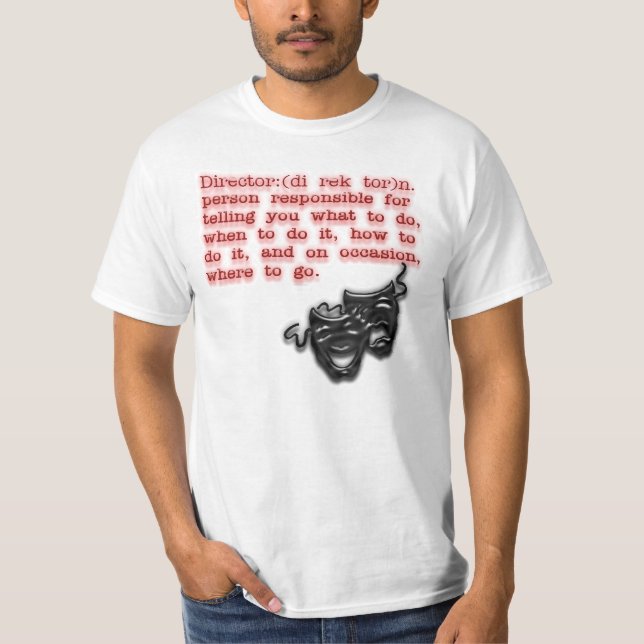 Definição:  Diretor T-shirt (Frente)
