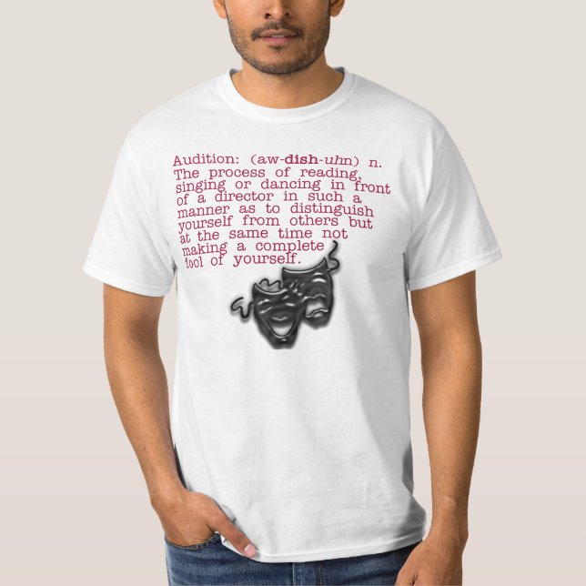 Definição:  T-shirt da audição (Frente)