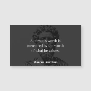 Definindo Valor: Marcus Aurelius em Valores