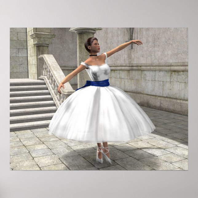 Degas Ballerina Impressão (Frente)