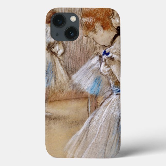 Degas Dancer com iPhone / iPad de Faixa Azul (Verso)