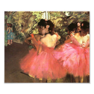 Degas Dancers no Impressão de Foto Rosa