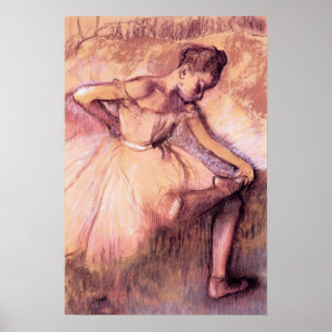 Degas Pink Ballerina Poster