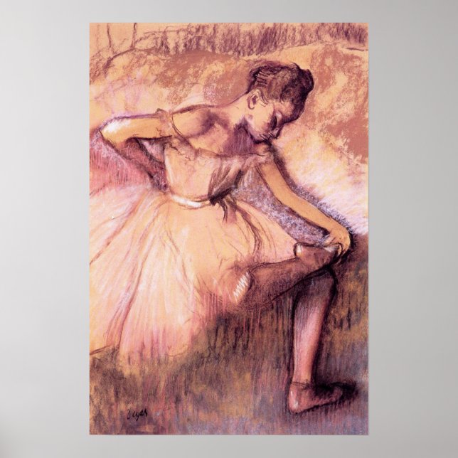Degas Pink Ballerina Poster (Frente)