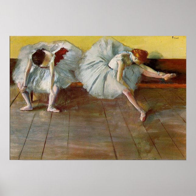 Degas Two Balé Dancers Poster (Frente)