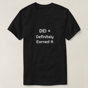 DEI = T-Shirt Definitivamente Ganhado