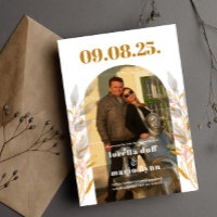 Deixa a trava de fotos Salvar a data Convite