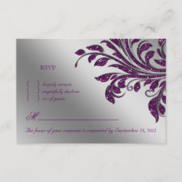 Deixa o RSVP de Resposta de Casamento com Placa Ro