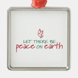 Deixado haja uma paz no ornamento da terra