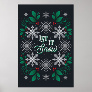 Deixais lhe para nevar poster 24x36