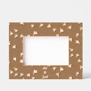Deixar Cair Quadro de Imagem (Castanho e Laranja)