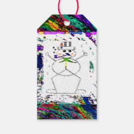 "Deixar nevar" (Conjunto de 10) Etiquetas de prese