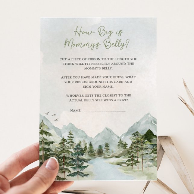 Deixe a aventura começar o jogo da Mamãe do bebê (Let the Adventure Begin Baby Shower Game)