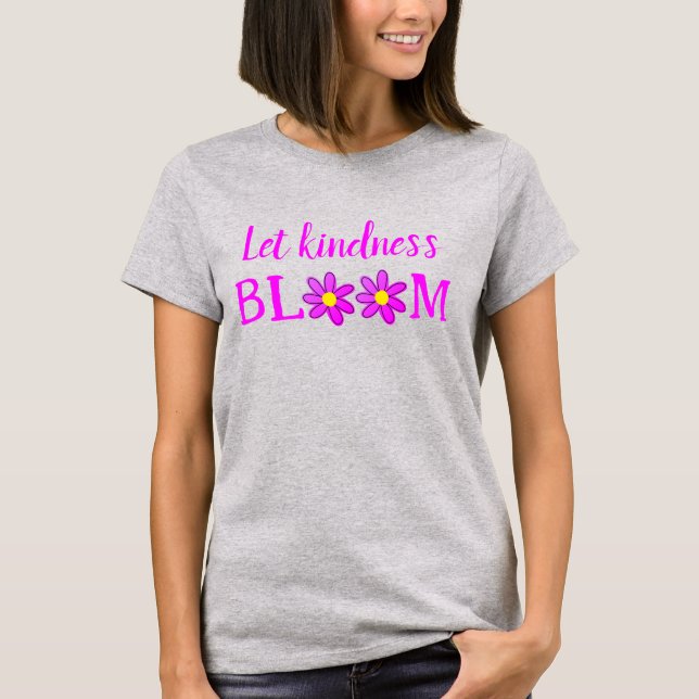 Deixe a bondade sangrar a camiseta feminina (Frente)