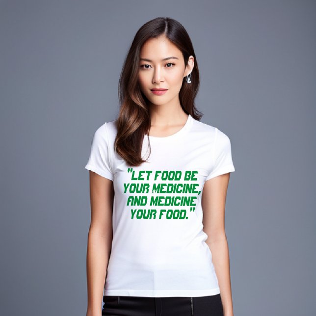 Deixe a Comida ser medicada: destrave o T-Shirt ci (Criador carregado)