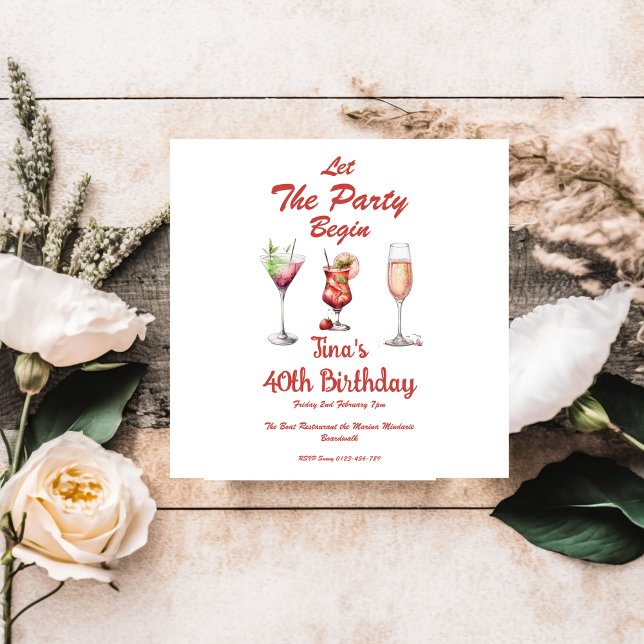 Deixe A Festa Começar O aniversário de 40 anos Adu (Criador carregado)