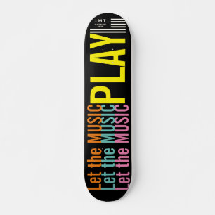 DEIXE A MÚSICA TOCAR JMT 7 3/4" Skateboard Deck