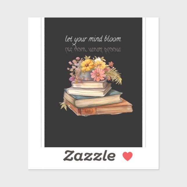 Deixe a sua mente borbulhar - adesivos estéticos o (Folha)