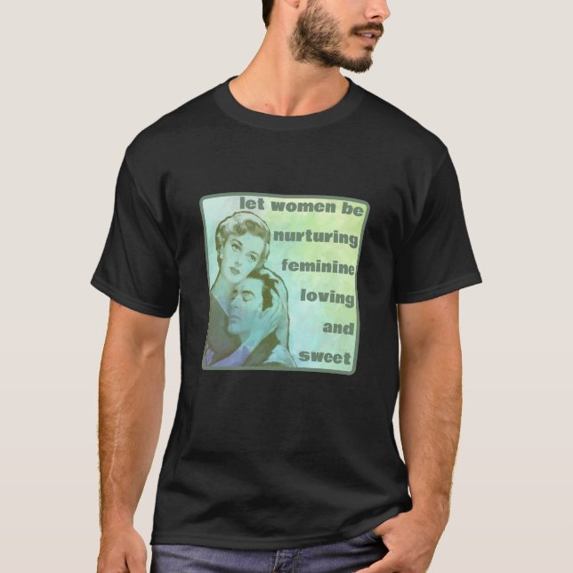 Deixe as mulheres serem camisetas (escuras) (Frente)