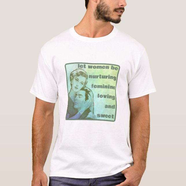 Deixe as mulheres serem camisetas leves (Frente)