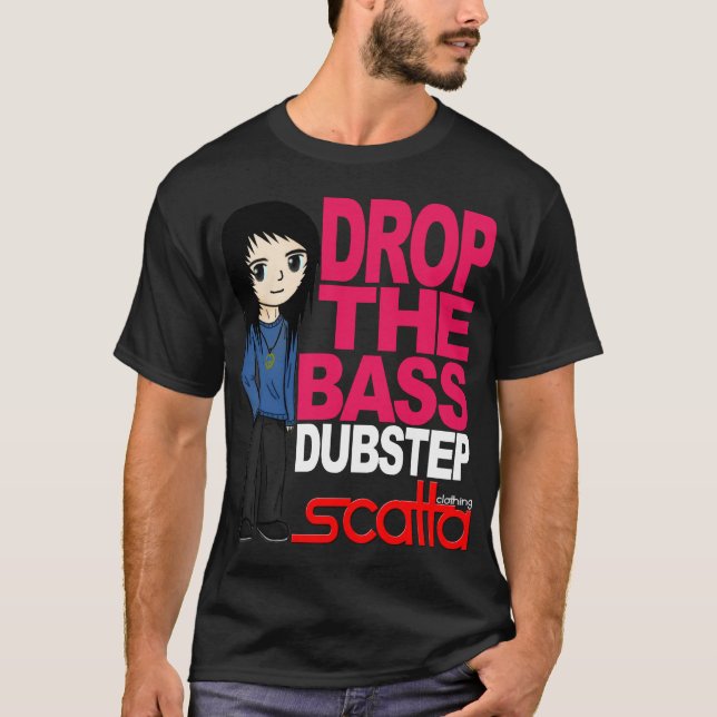 Deixe cair o t-shirt baixo de Dubstep (Frente)