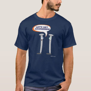 DEIXE E.U. OBTER O T-SHIRT MARTELADO