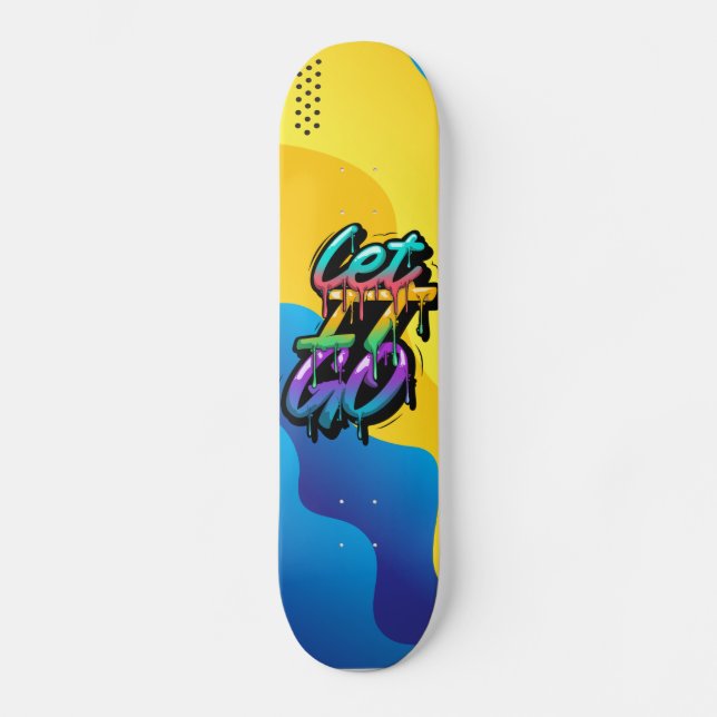 Deixe Ir Skateboard (Frente)