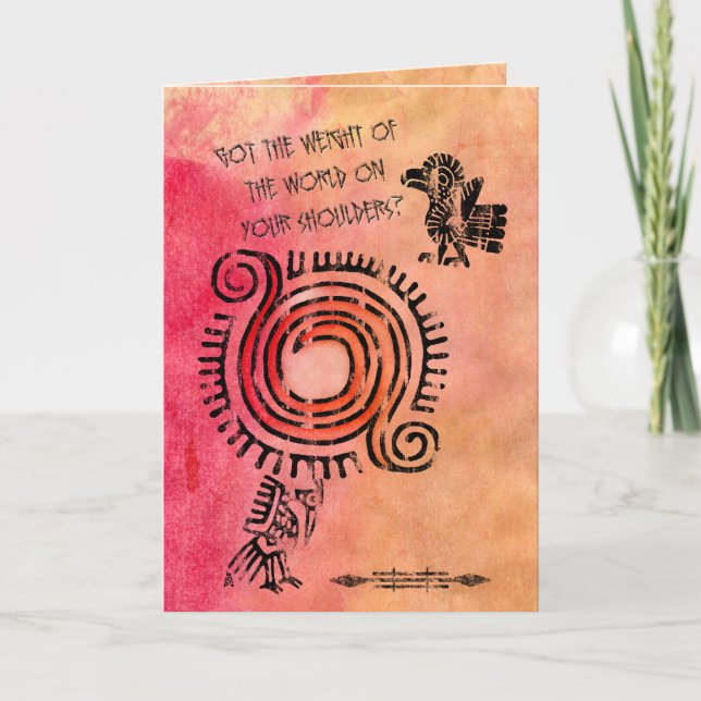 Deixe-me ajudar (o cartão da amizade) (Frente)