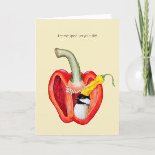 Deixe-me apimentar seu cartão de vida