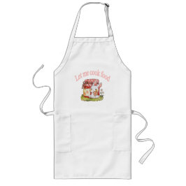 deixe-me cozinhar comida: longo avental